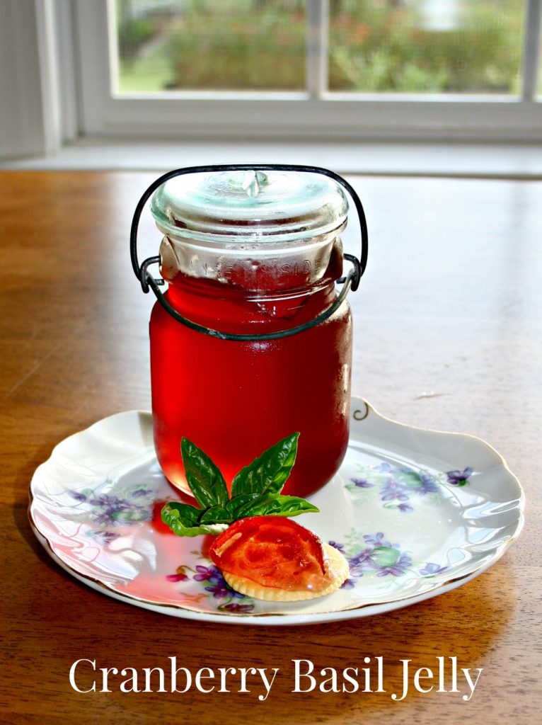 Cranberry Basil Jelly Recipe – House Backyard Pleasure